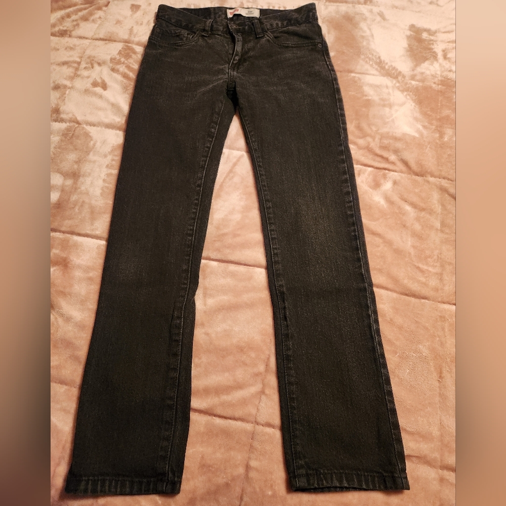 Classic 510 Skinny Black Jeans Size 16R 28W 28L
